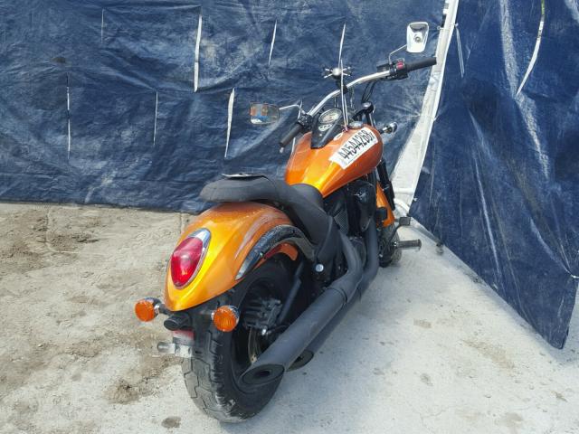 JKAVN2C15CA050344 - 2012 KAWASAKI VN900 C ORANGE photo 4