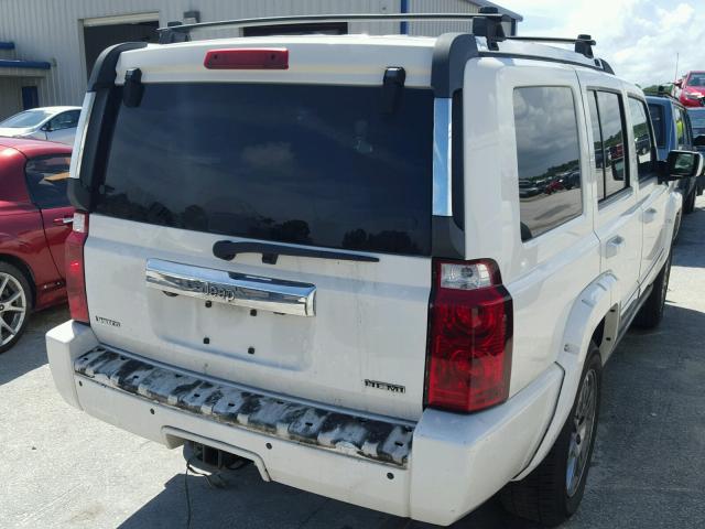 1J4RH5GTXAC158904 - 2010 JEEP COMMANDER WHITE photo 4
