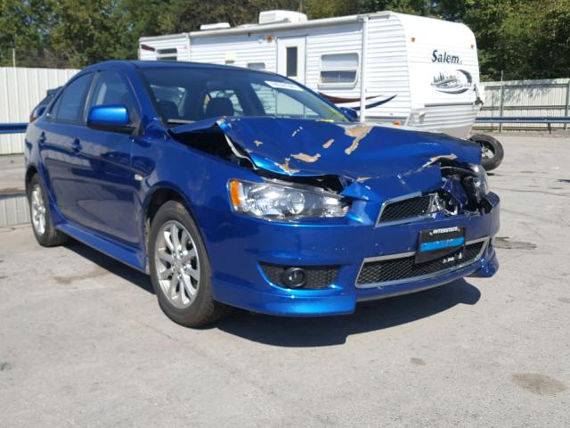 JA32V2FW7CU027211 - 2012 MITSUBISHI LANCER SE BLUE photo 1