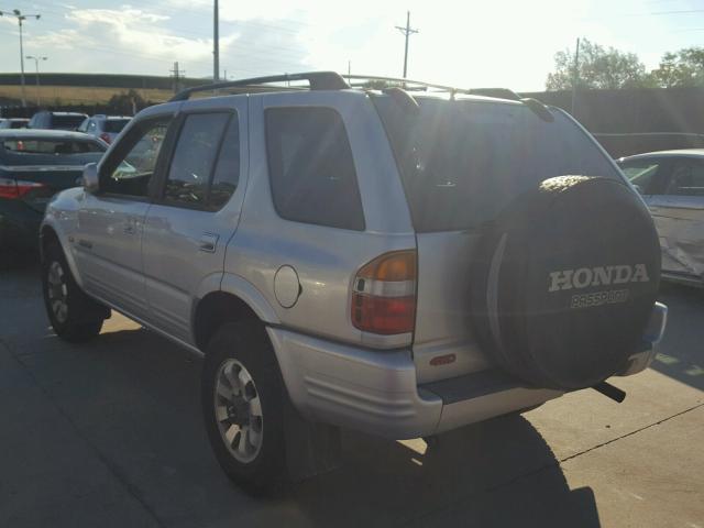 4S6CM58W9X4417369 - 1999 HONDA PASSPORT E 银色 照片 3