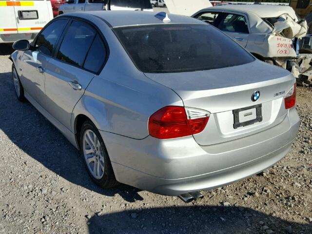 WBAVB13556PT27696 - 2006 BMW 325 I SILVER photo 3