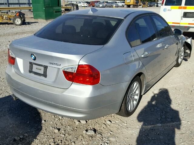 WBAVB13556PT27696 - 2006 BMW 325 I SILVER photo 4