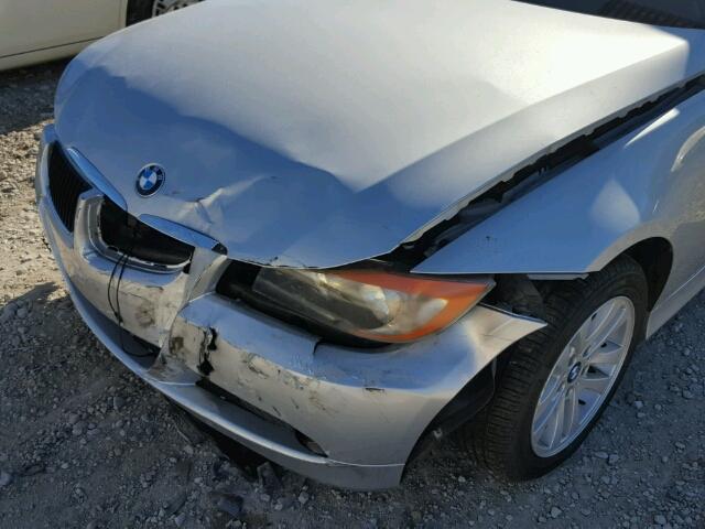 WBAVB13556PT27696 - 2006 BMW 325 I SILVER photo 9