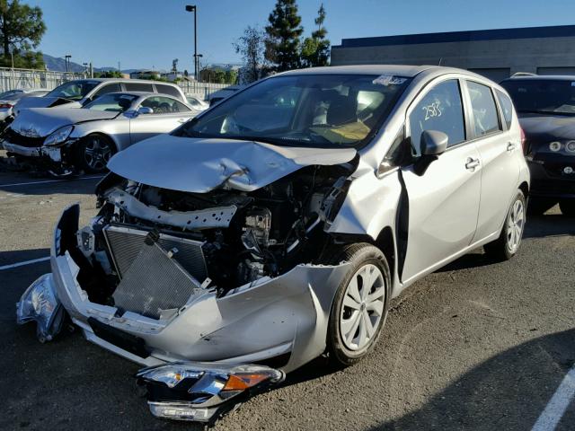 3N1CE2CP0HL354668 - 2017 NISSAN VERSA NOTE SILVER photo 2