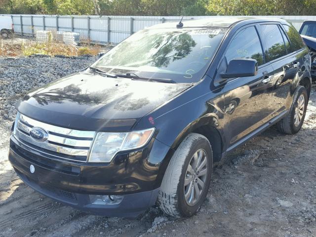 2FMDK38C58BA00920 - 2008 FORD EDGE SEL BLACK photo 2