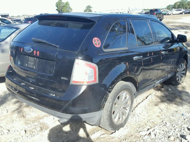 2FMDK38C58BA00920 - 2008 FORD EDGE SEL BLACK photo 4