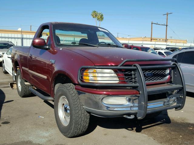 1FTDF18W7VKB64517 - 1997 FORD F150 RED photo 1