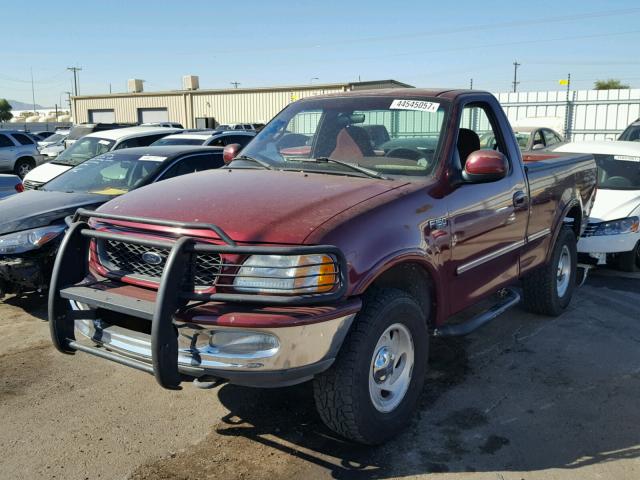 1FTDF18W7VKB64517 - 1997 FORD F150 Kırmızı fotoğraf 2