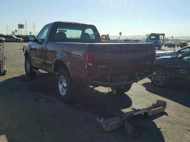 1FTDF18W7VKB64517 - 1997 FORD F150 Kırmızı fotoğraf 3