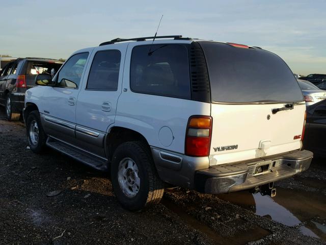 1GKEK13T8YJ156390 - 2000 GMC YUKON WHITE photo 3