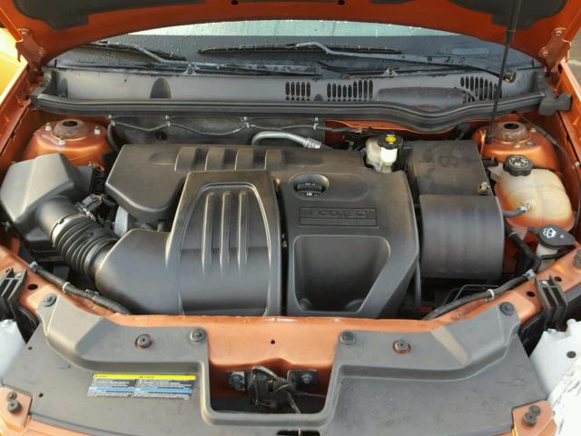 1G2AL15F477301939 - 2007 PONTIAC G5 ORANGE photo 7