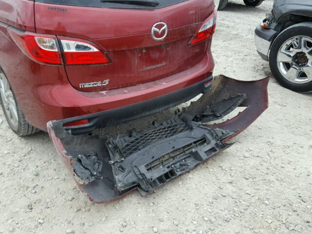 JM1CW2BL8D0150748 - 2013 MAZDA 5 RED photo 9