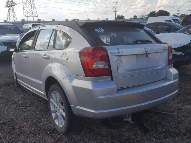 1B3CB5HA0BD220611 - 2011 DODGE CALIBER HE SILVER photo 3