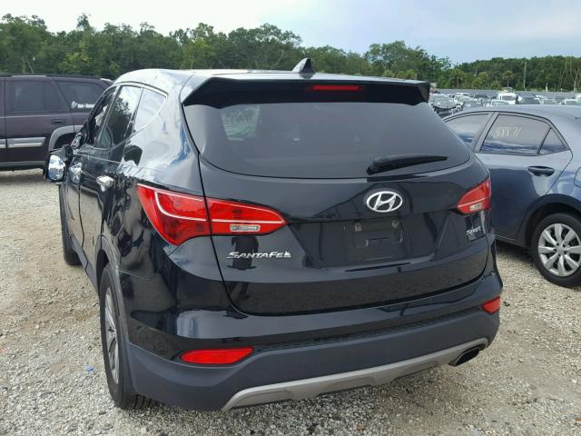 5XYZU3LB4DG098475 - 2013 HYUNDAI SANTA FE S BLACK photo 3