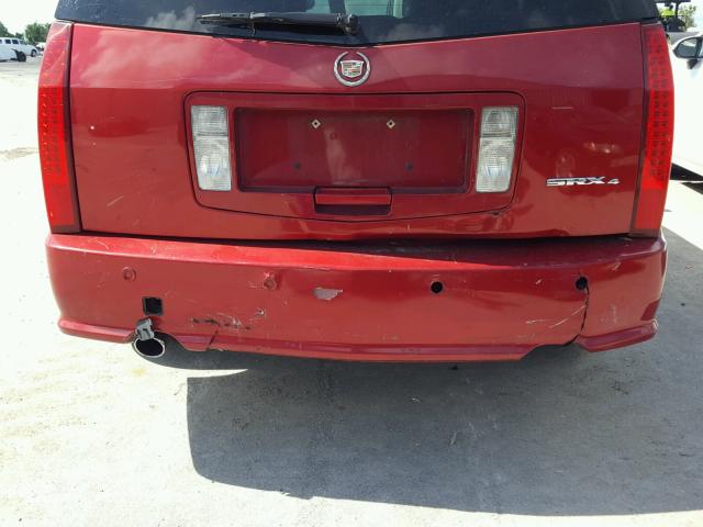 1GYEE437180152298 - 2008 CADILLAC SRX RED photo 9