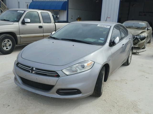 1C3CDFDH0ED916878 - 2014 DODGE DART SILVER photo 2