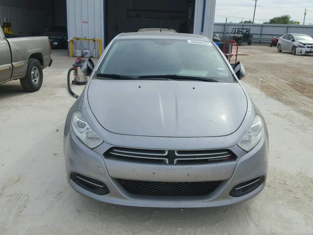 1C3CDFDH0ED916878 - 2014 DODGE DART SILVER photo 9