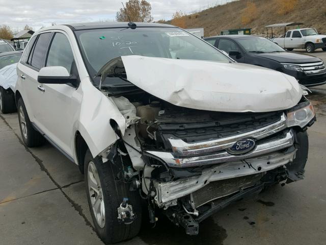 2FMDK3JC3BBB67410 - 2011 FORD EDGE SEL WHITE photo 1