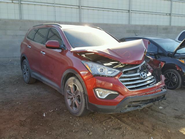 KM8SM4HF3DU024557 - 2013 HYUNDAI SANTA FE G RED photo 1