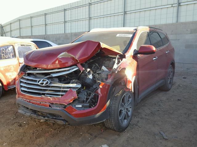 KM8SM4HF3DU024557 - 2013 HYUNDAI SANTA FE G RED photo 2