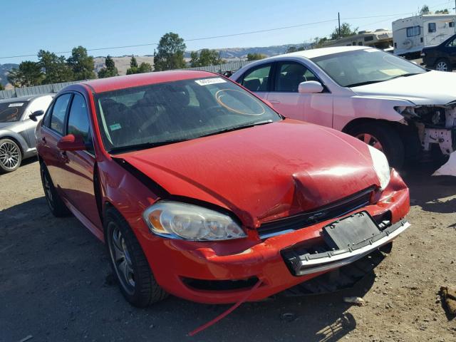 2G1WA5EN8A1118725 - 2010 CHEVROLET IMPALA LS RED photo 1