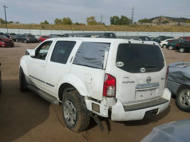 5N1AR1NBXCC634800 - 2012 NISSAN PATHFINDER WHITE photo 3