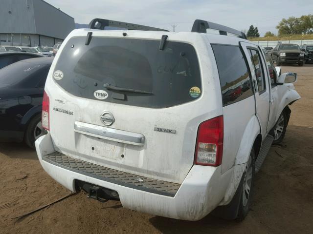 5N1AR1NBXCC634800 - 2012 NISSAN PATHFINDER WHITE photo 4