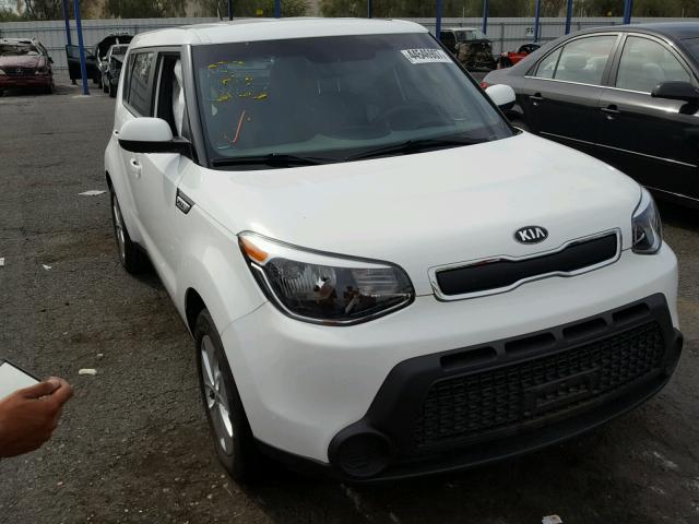 KNDJN2A23G7274117 - 2016 KIA SOUL WHITE photo 1