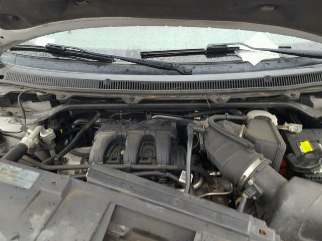 2FMGK5BCXABA85597 - 2010 FORD FLEX SE SILVER photo 7