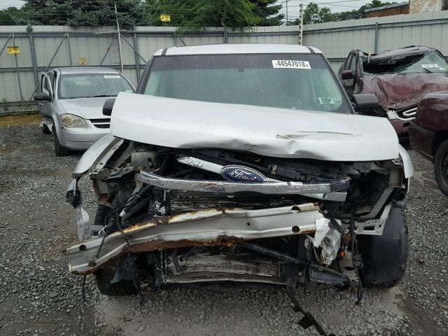 2FMGK5BCXABA85597 - 2010 FORD FLEX SE SILVER photo 9