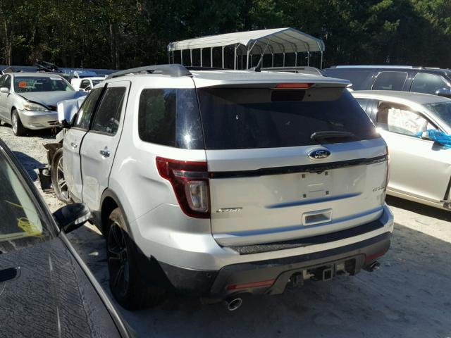 1FM5K8GT2EGC54592 - 2014 FORD EXPLORER S SILVER photo 3