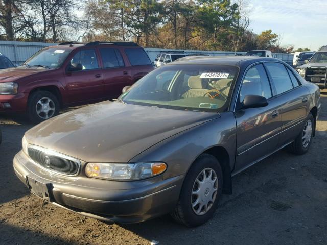 2G4WS52JX21182039 - 2002 BUICK CENTURY CU BROWN photo 2