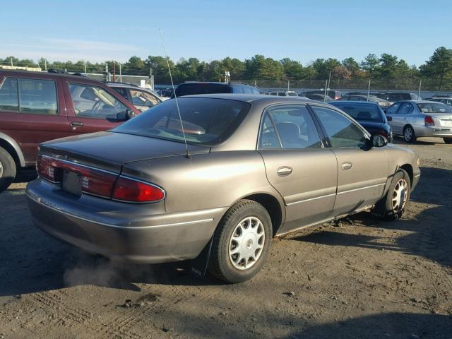 2G4WS52JX21182039 - 2002 BUICK CENTURY CU BROWN photo 4