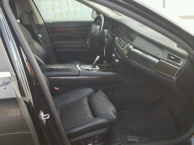 WBAKC6C59ACL67972 - 2010 BMW 750 I BLACK photo 5