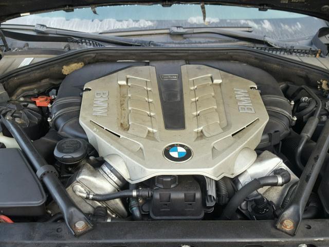 WBAKC6C59ACL67972 - 2010 BMW 750 I BLACK photo 7