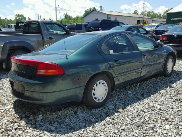 2B3HD46R6XH675203 - 1999 DODGE INTREPID GREEN photo 4