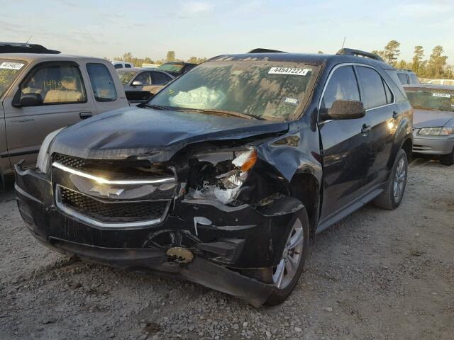 2CNALDEWXA6407327 - 2010 CHEVROLET EQUINOX LT BLACK photo 2