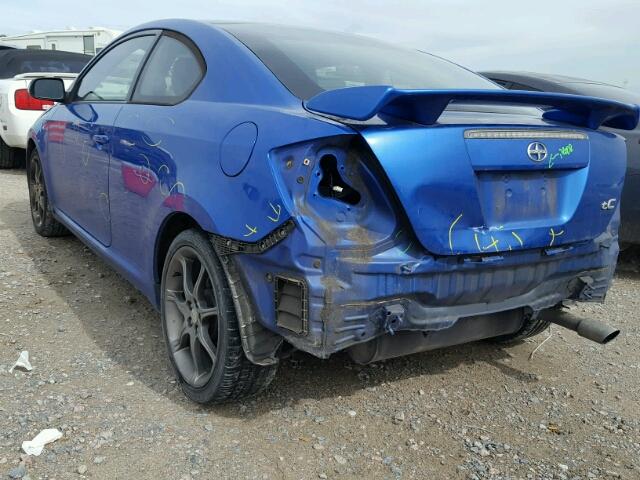 JTKDE167760128993 - 2006 TOYOTA SCION TC 蓝色 照片 3