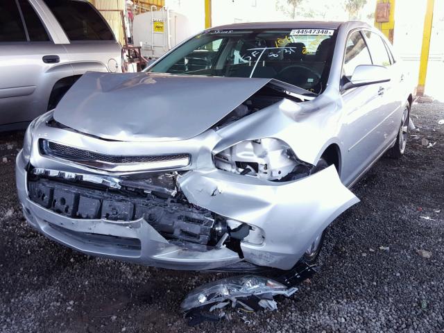 1G1ZC5E07CF104404 - 2012 CHEVROLET MALIBU 1LT SILVER photo 2