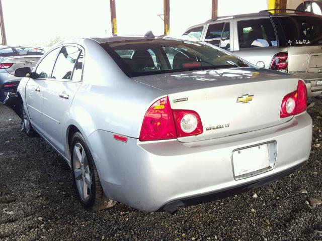 1G1ZC5E07CF104404 - 2012 CHEVROLET MALIBU 1LT SILVER photo 3