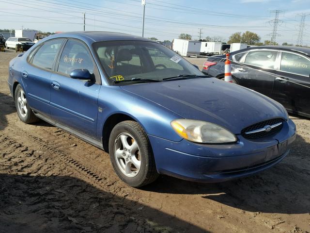 1FAFP55S22G110125 - 2002 FORD TAURUS SES BLUE photo 1