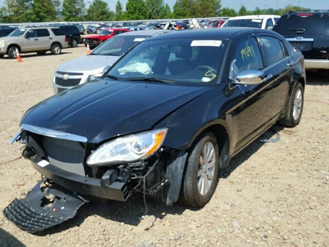 1C3CCBCG6DN767938 - 2013 CHRYSLER 200 LIMITE BLACK photo 2