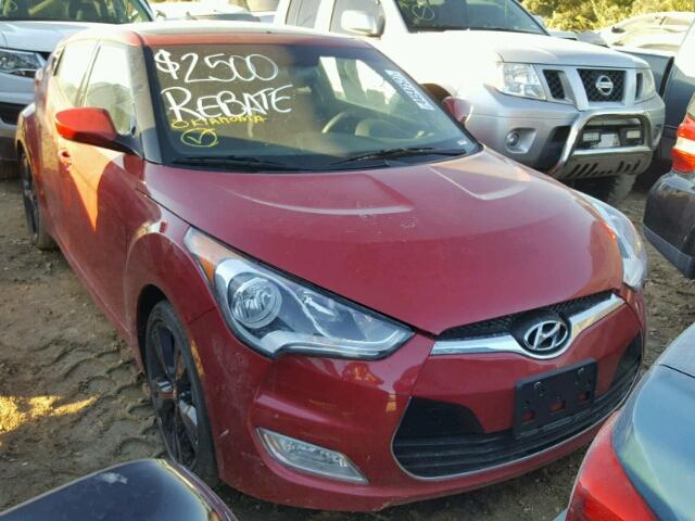 KMHTC6ADXHU322184 - 2017 HYUNDAI VELOSTER RED photo 1