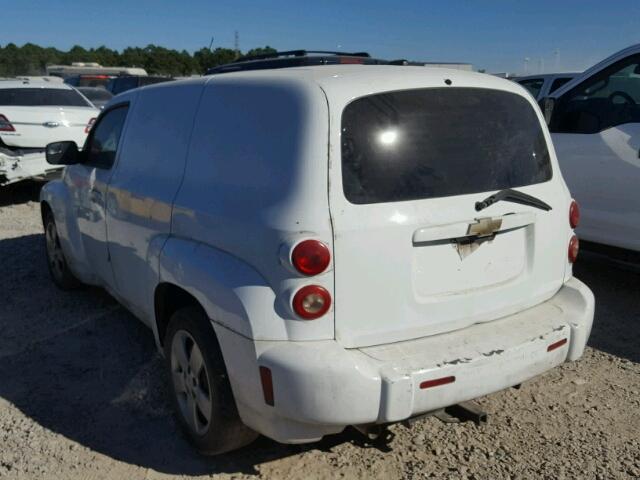 3GCCA85B99S510906 - 2009 CHEVROLET HHR WHITE photo 3