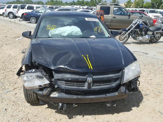 1B3CC4FB2AN134244 - 2010 DODGE AVENGER SX BLACK photo 9