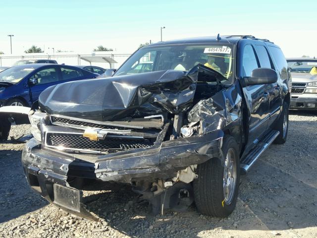 1GNFC16087R270735 - 2007 CHEVROLET SUBURBAN C BLACK photo 2