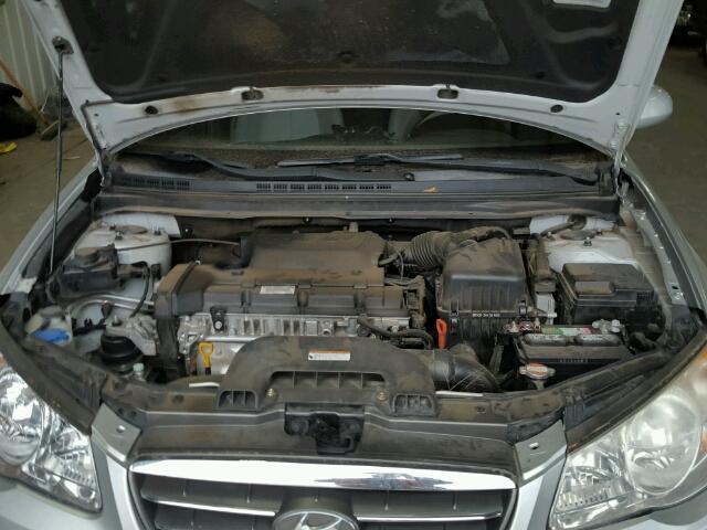 KMHDU46D18U342189 - 2008 HYUNDAI ELANTRA GL SILVER photo 7