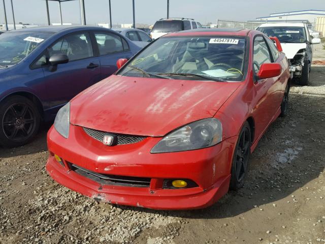 JH4DC53045S004631 - 2005 ACURA RSX TYPE-S RED photo 2