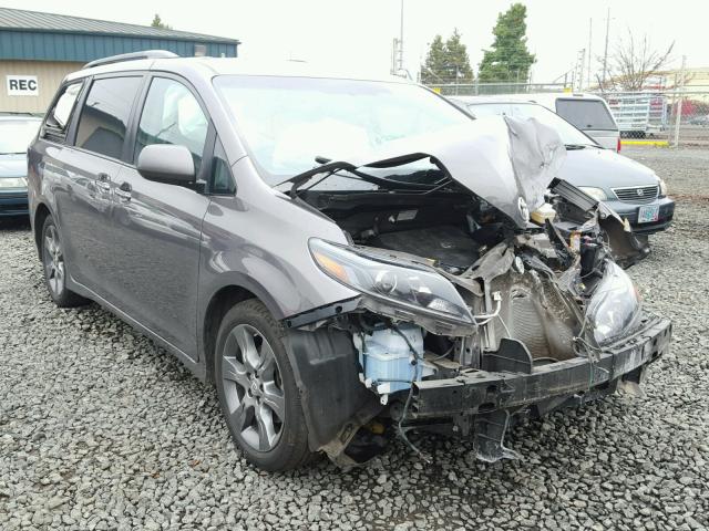 5TDXK3DC1FS647740 - 2015 TOYOTA SIENNA SPO GRAY photo 1