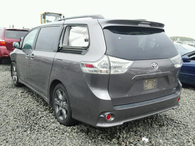 5TDXK3DC1FS647740 - 2015 TOYOTA SIENNA SPO GRAY photo 3